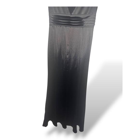 Vfshow Black Sleeveless Evening Gown Dress Size L Formal Elegant Maxi - Picture 5 of 9